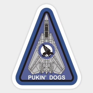 F14 Tomcat - VF143 Pukin' Dogs Sticker